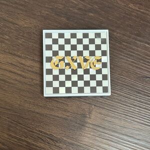 Gwen Stefani brand highlighter gxve Checkered Compact with Gold Logo